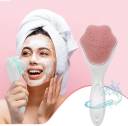 Combo Deal 1 Silicone Face Cleansing Brush + 1 Derma Roller