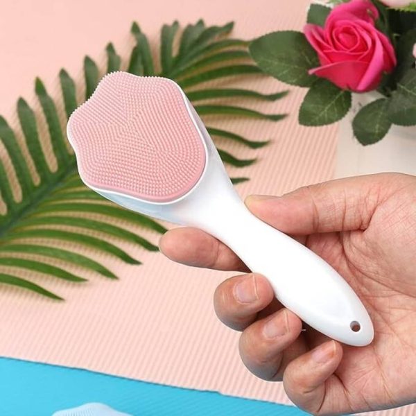 Combo Deal 1 Silicone Face Cleansing Brush + 1 Derma Roller