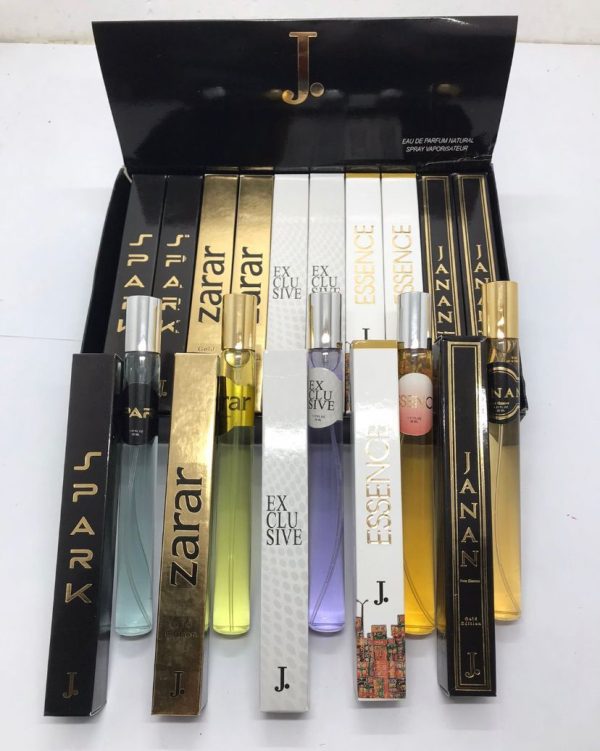 J. Perfume Set (Pack Of 20) | Junaid Jamshed Multi Fragrance Pencil Pocket Perfume