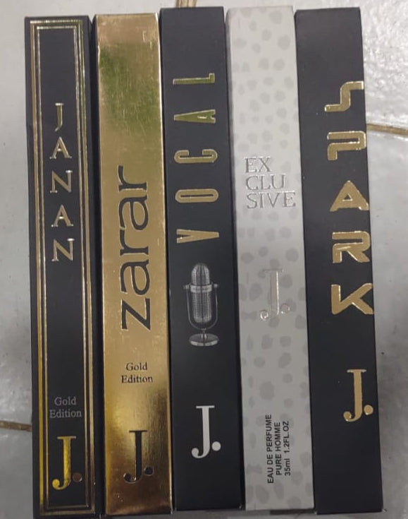 J. Perfume Set (Pack Of 20) | Junaid Jamshed Multi Fragrance Pencil Pocket Perfume