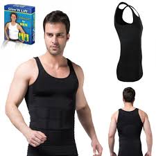 Slim N Fit Body Shaper Vest Shirt – Tank Top Sleeveless Shapewear For Men