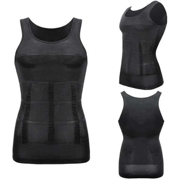 Slim N Fit Body Shaper Vest Shirt – Tank Top Sleeveless Shapewear For Men