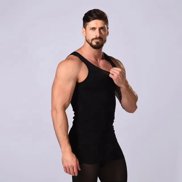 Slim N Fit Body Shaper Vest Shirt – Tank Top Sleeveless Shapewear For Men