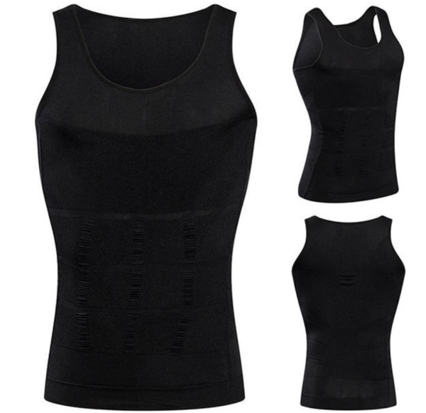 Slim N Fit Body Shaper Vest Shirt – Tank Top Sleeveless Shapewear For Men