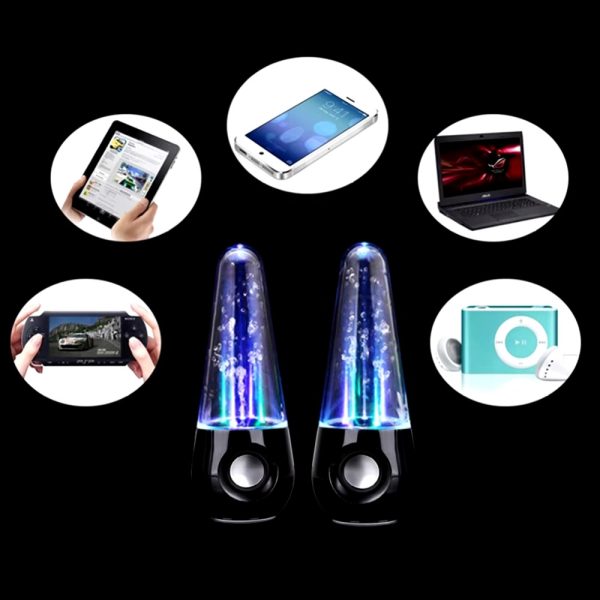 Water Dancing Speakers (Bullet Shape) (Random Color)